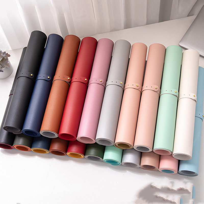 Tapis de souris XXL / sous-main en cuir végétal