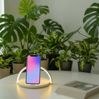 Lampe design chargeur sans fil