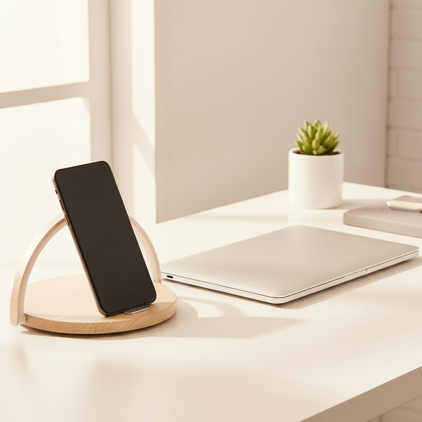 Lampe design chargeur sans fil