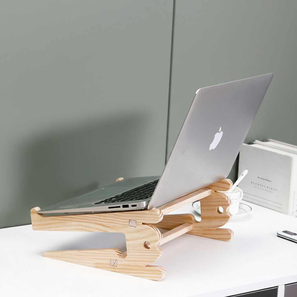 support-ordinateur-bois