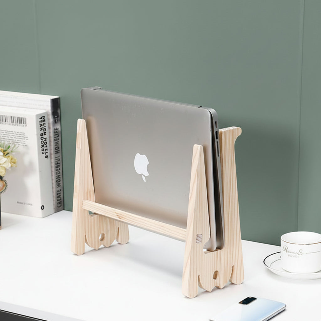Support ordinateur portable en bois