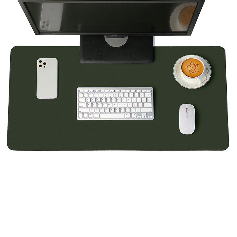 Tapis de souris XXL / sous-main en cuir végétal