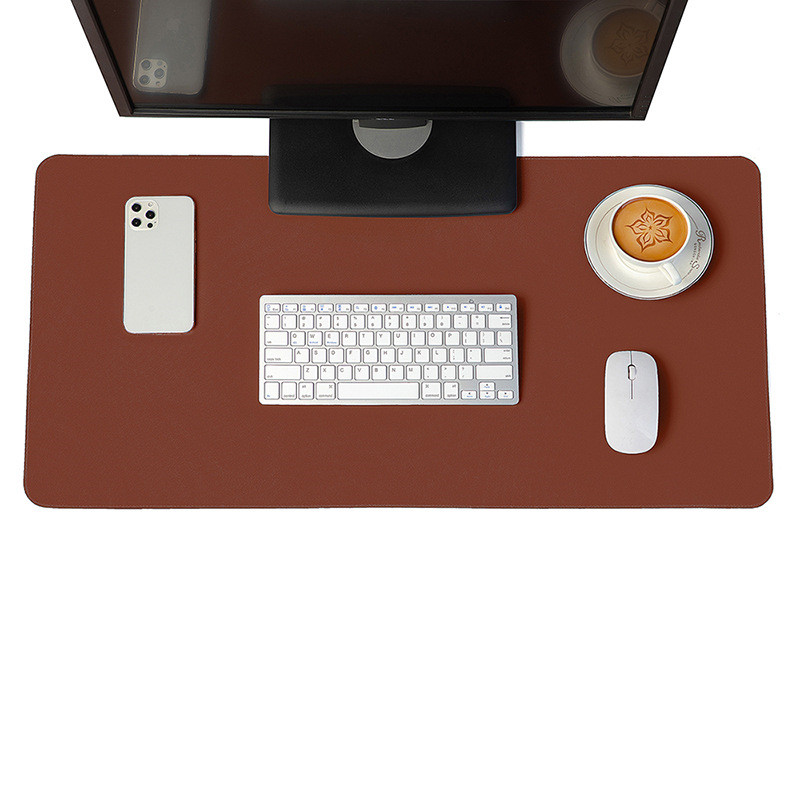 Tapis de souris XXL / sous-main en cuir végétal